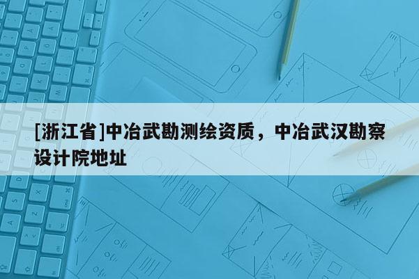 [浙江省]中冶武勘測繪資質，中冶武漢勘察設計院地址
