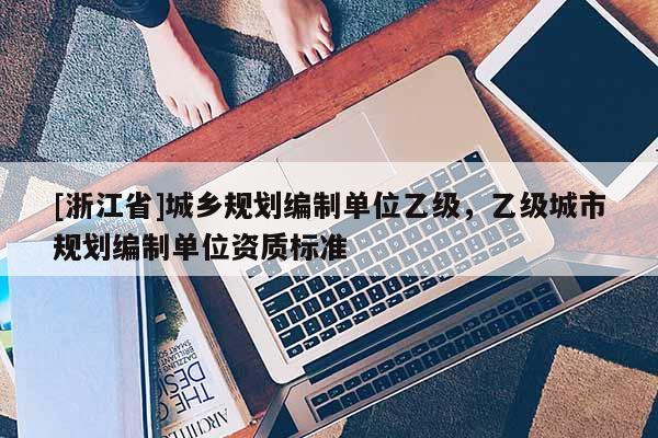 [浙江省]城鄉規劃編制單位乙級，乙級城市規劃編制單位資質標準