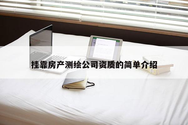 掛靠房產測繪公司資質的簡單介紹