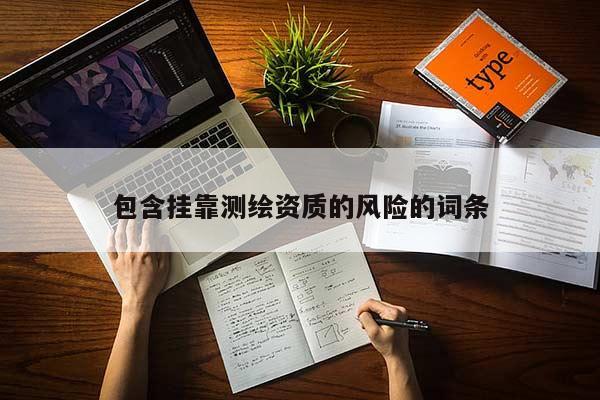 包含掛靠測繪資質的風險的詞條